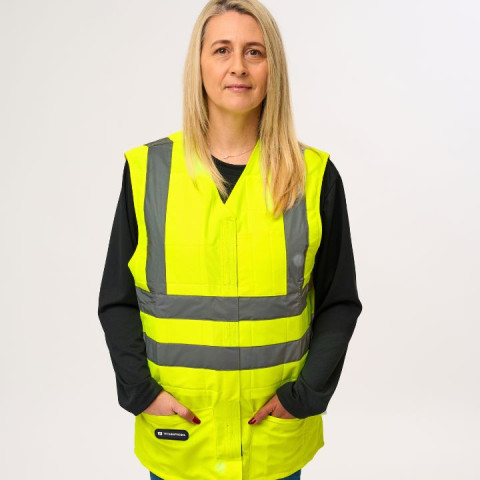 Veste rafraîchissante de sécurité haute visibilité