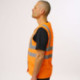 veste-refroidissante-haute-visibilite-orange-profil-gauche