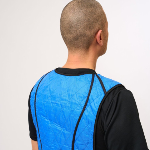 veste-refroidissante-hybride-bleue-homme-dos
