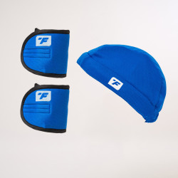 Lot bonnet + bracelets Active
