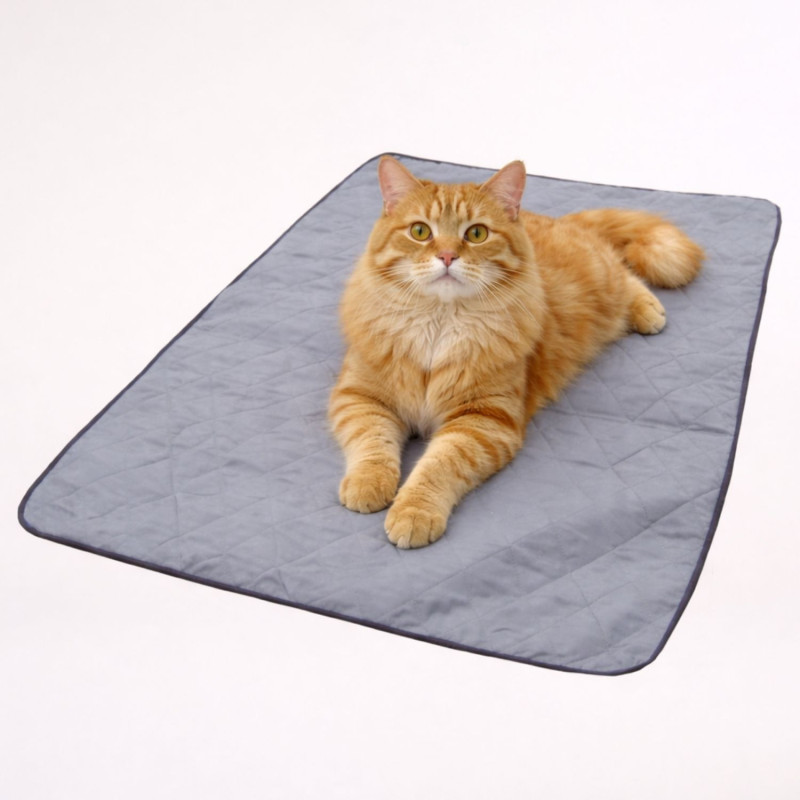 Tapis rafraîchissant pour chat - gris