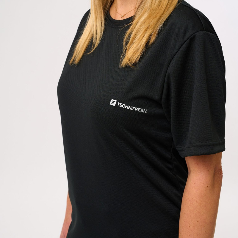 T-shirt-Aqua-manches-courtes-femme-profil-zoom