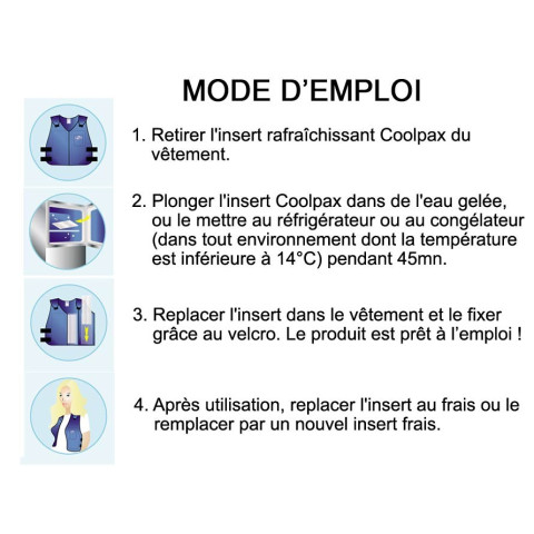 Insert Coolpax 6662 pour foulard Deluxe