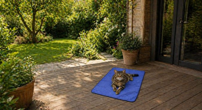 Tapis rafraîchissant pour chat | Confort et fraîcheur pendant l'été