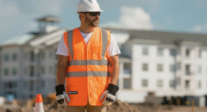 Vêtements de sécurité refroidissants pour chantier, BTP & industriels