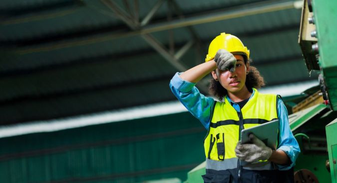 Veste rafraîchissante qui soulage les ouvriers de la chaleur en usine
