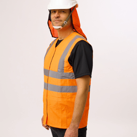 gamme active terrain BTP gilet et protège nuque