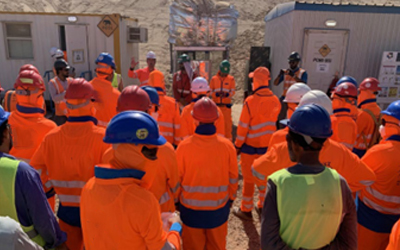 Tests et retours terrain equipes Moyen Orient