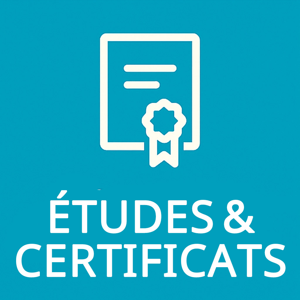 Etudes et certificats