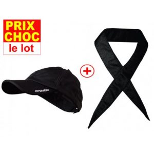 lot promo casquette et foulard hyperkewl noir